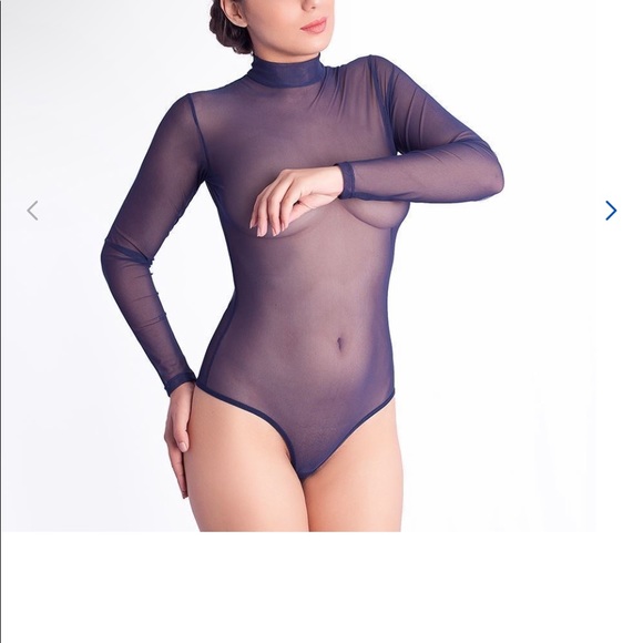 Ted long sleeve see thru mesh body suit Brand Newww♥️ for Valentine’s Day!!!😍🥰 - Picture 4 of 4